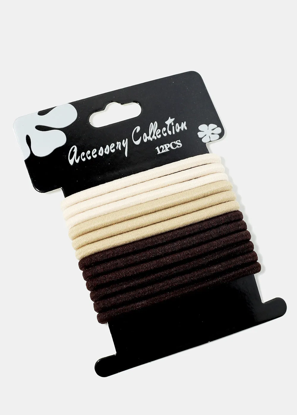 12-Piece Neutral Hair Ties
