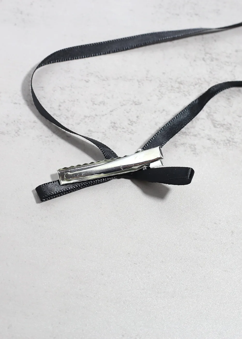2 PC Long Thin Bow Hairclips