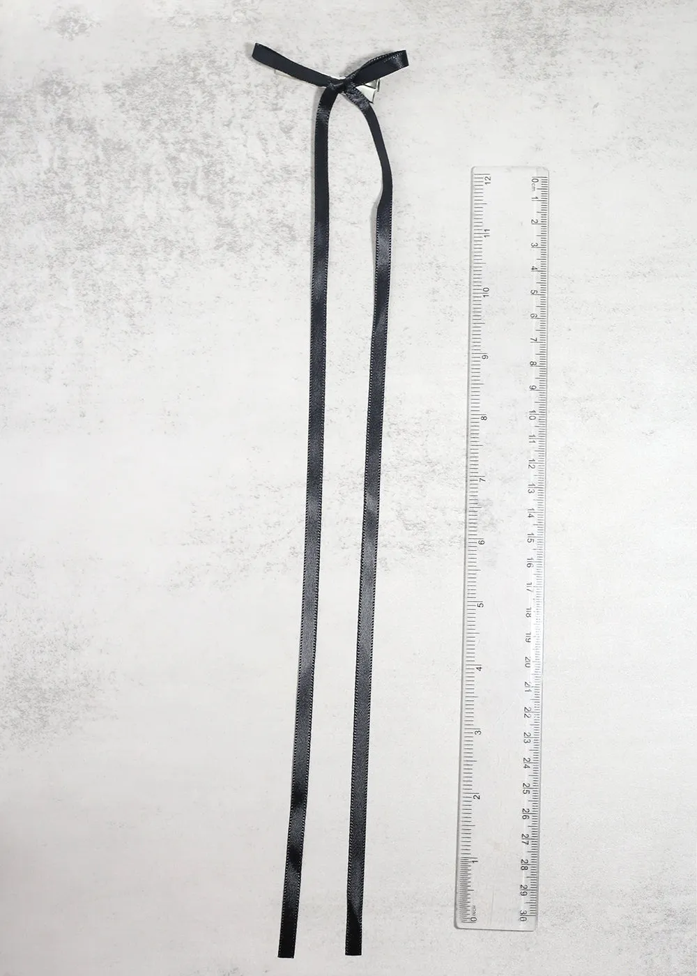2 PC Long Thin Bow Hairclips
