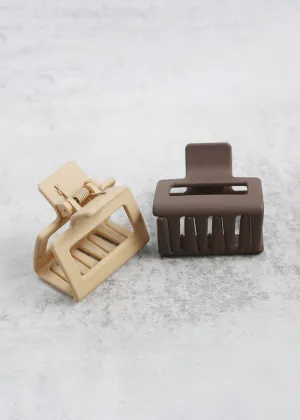 2-PC Small Matte Jaw Clip