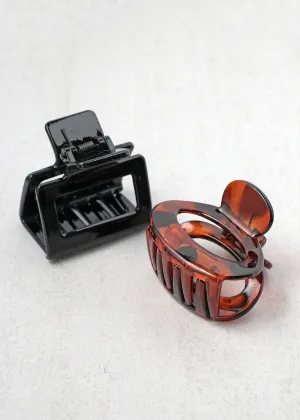 2 Piece Claw Clip