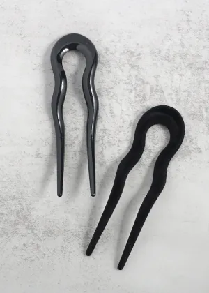 2-Piece French U-Shape Hairpin