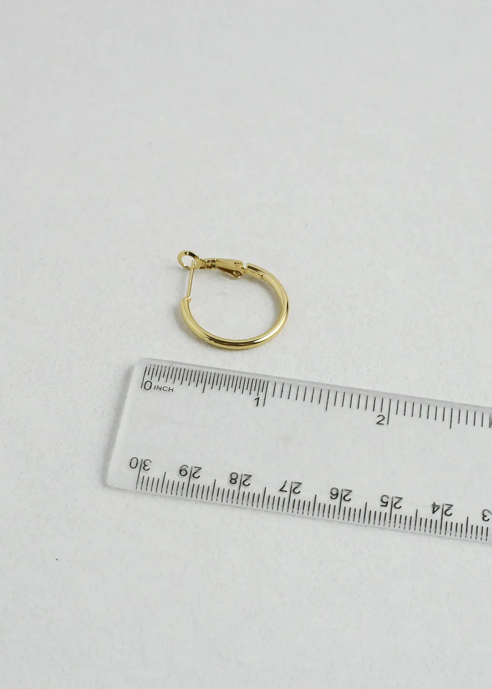 20mm Stainless Steel Hoop Earrings