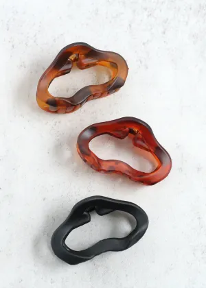 3-PC Small Hair Jaw Clip