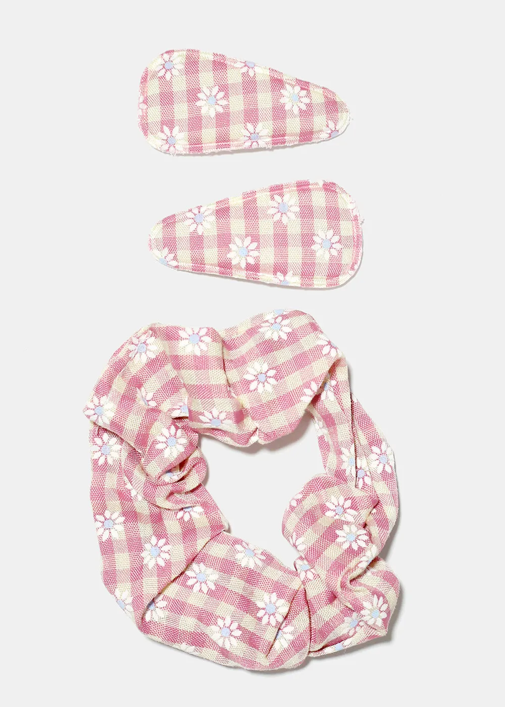 3 Piece Clips & Scrunchie Set