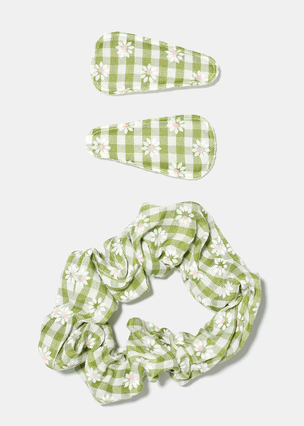 3 Piece Clips & Scrunchie Set