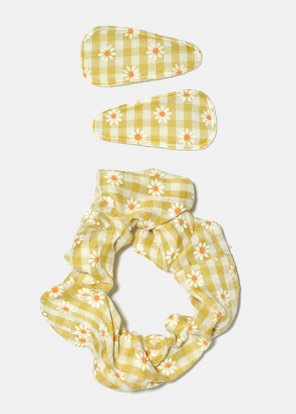 3 Piece Clips & Scrunchie Set