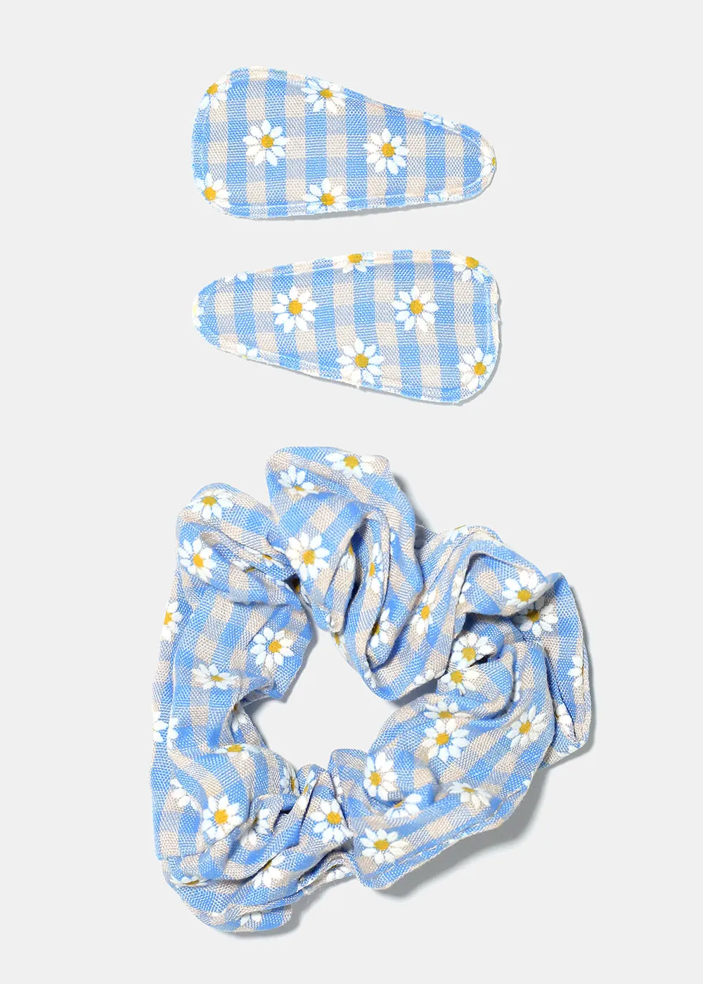 3 Piece Clips & Scrunchie Set
