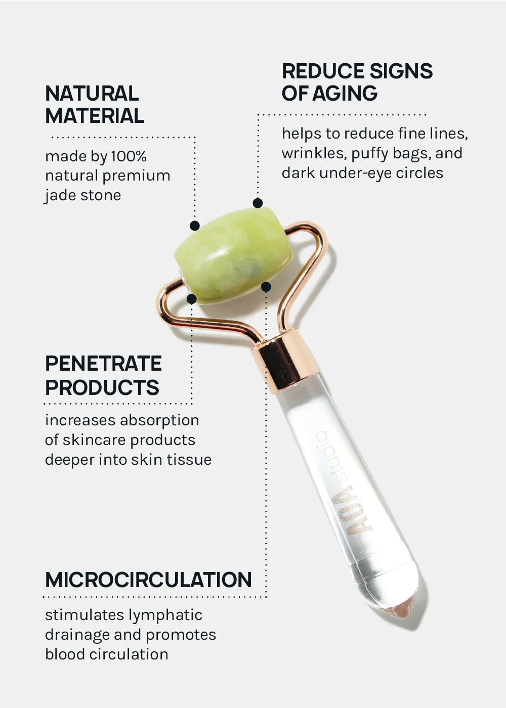 A  Jade Stone Face Roller