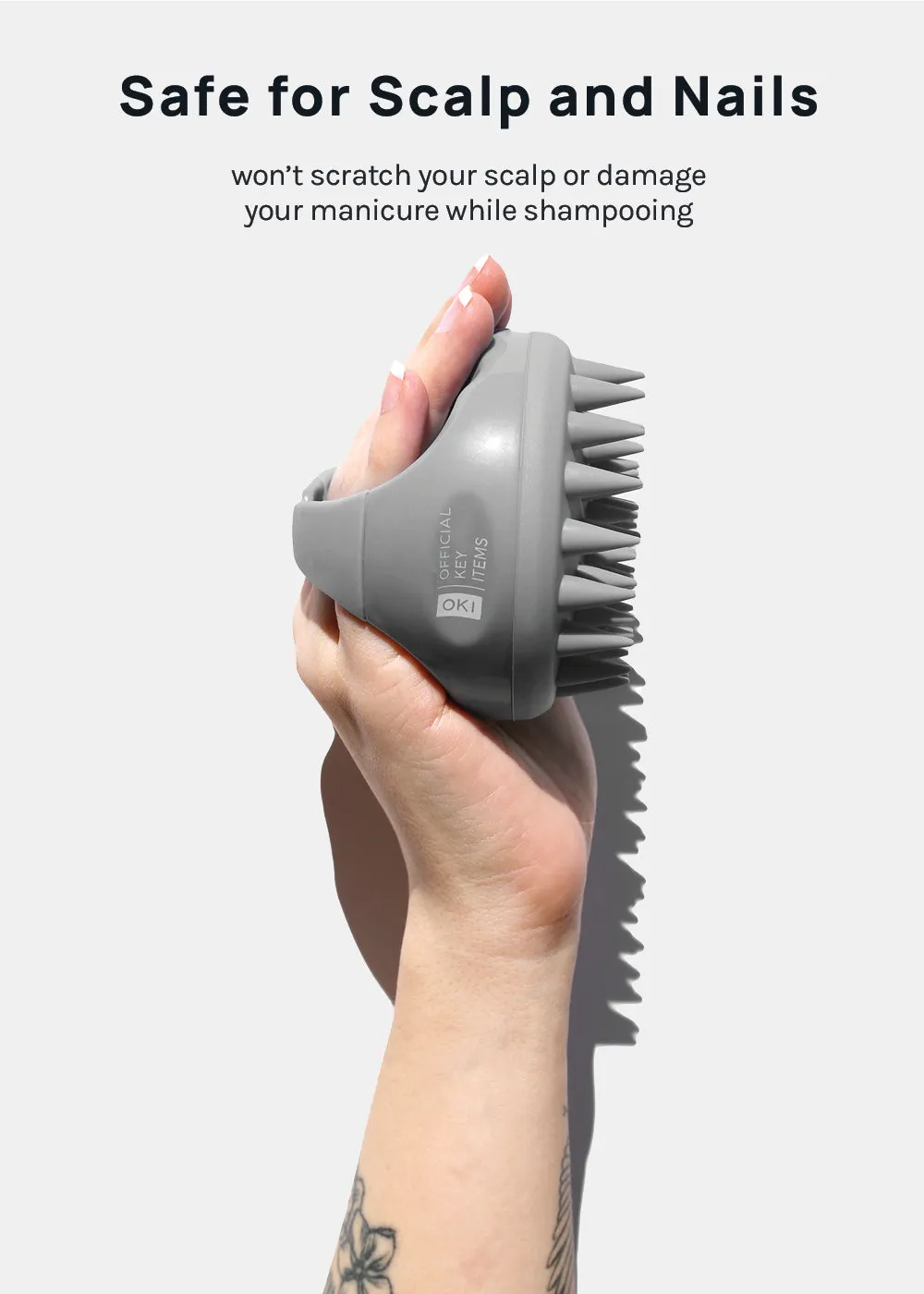 A  Shampoo Scalp Massager Brush- Hair Oiling