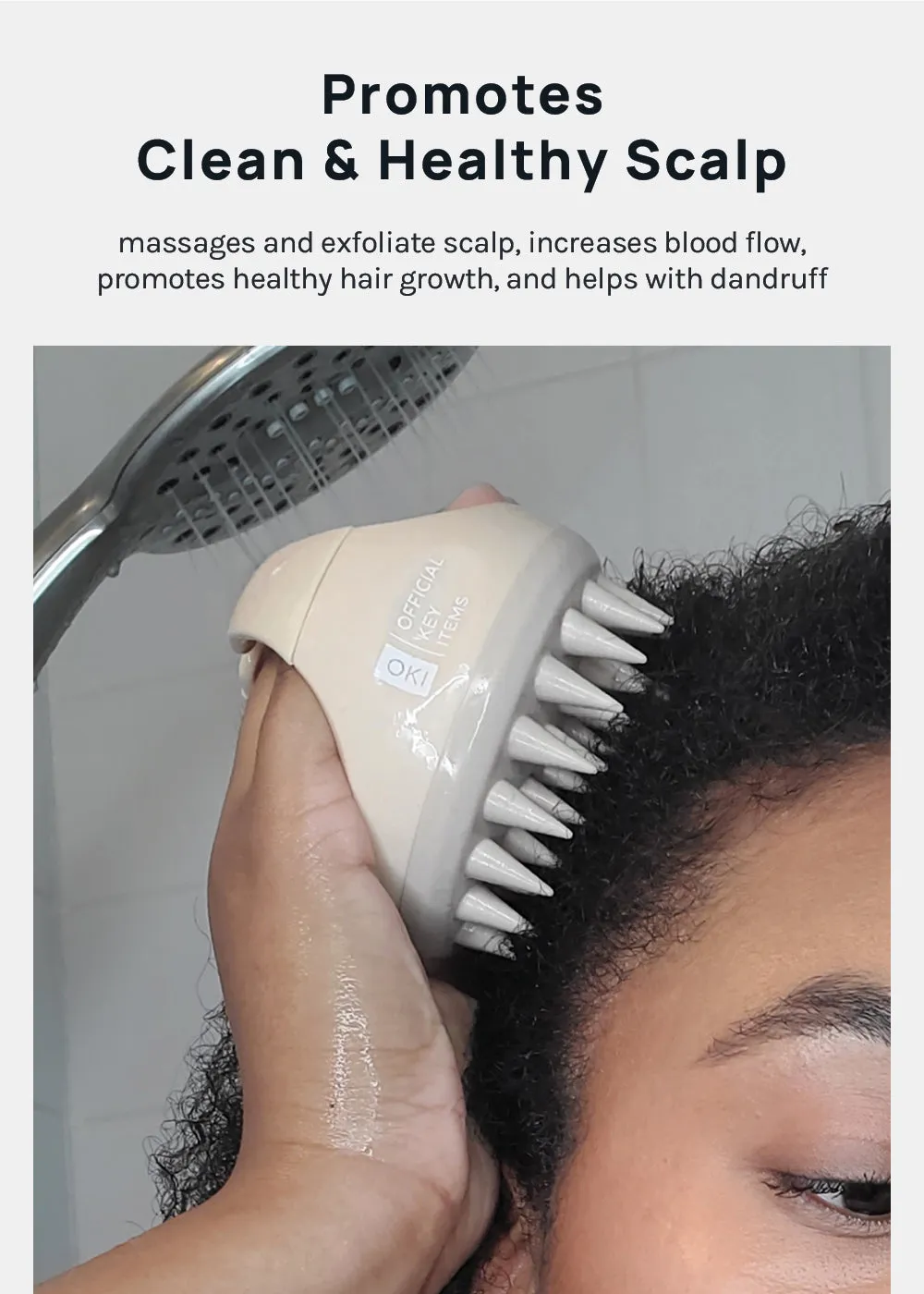 A  Shampoo Scalp Massager Brush- Hair Oiling