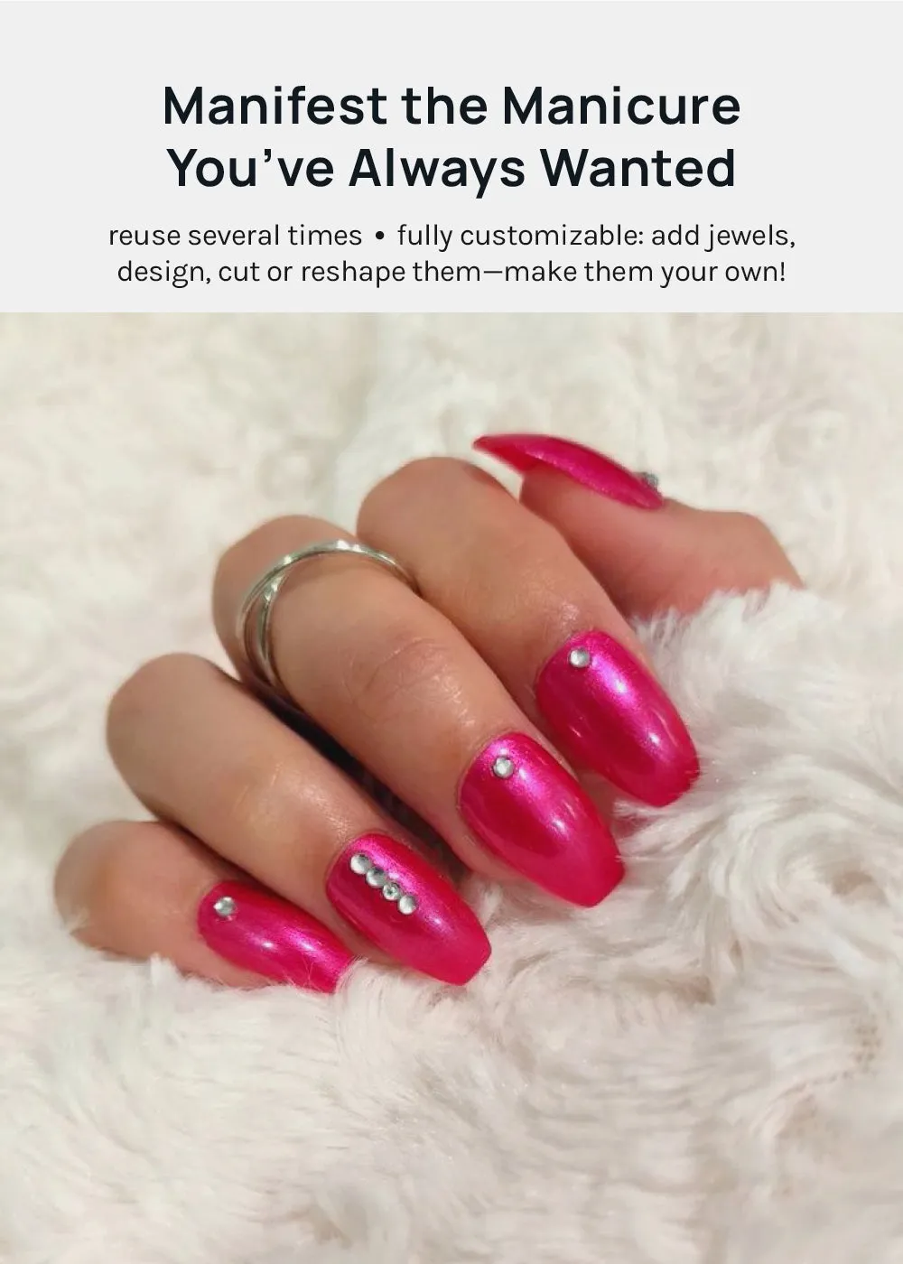 AOA DIY Press-On Nails: Coffin
