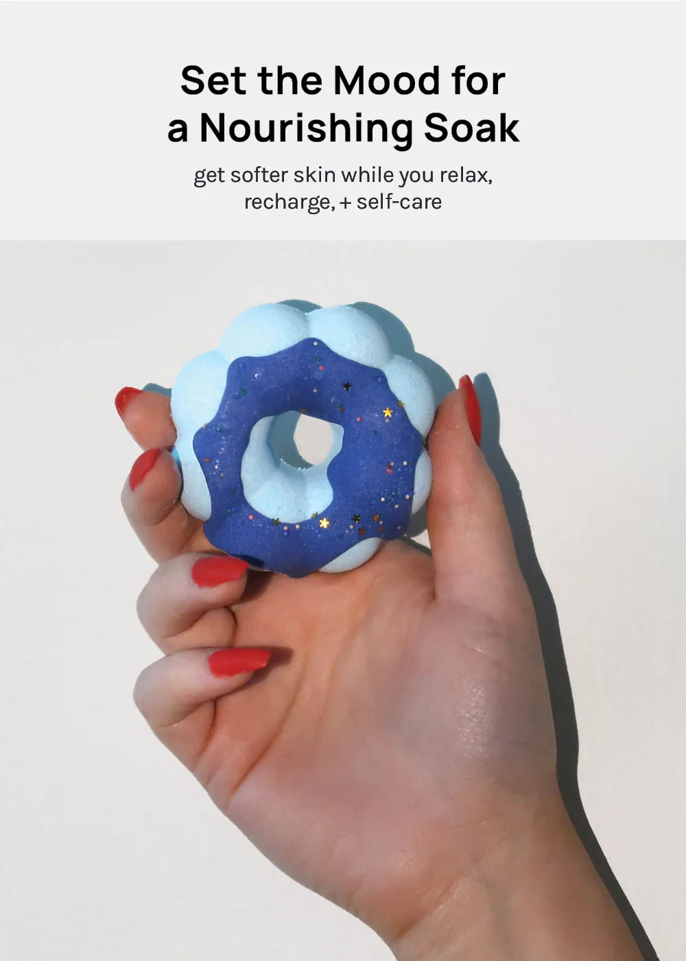 AOA Donut Bath Bomb- Freshly Baked