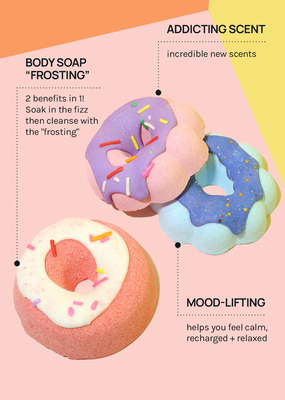 AOA Donut Bath Bomb- Sprinkle of Luv