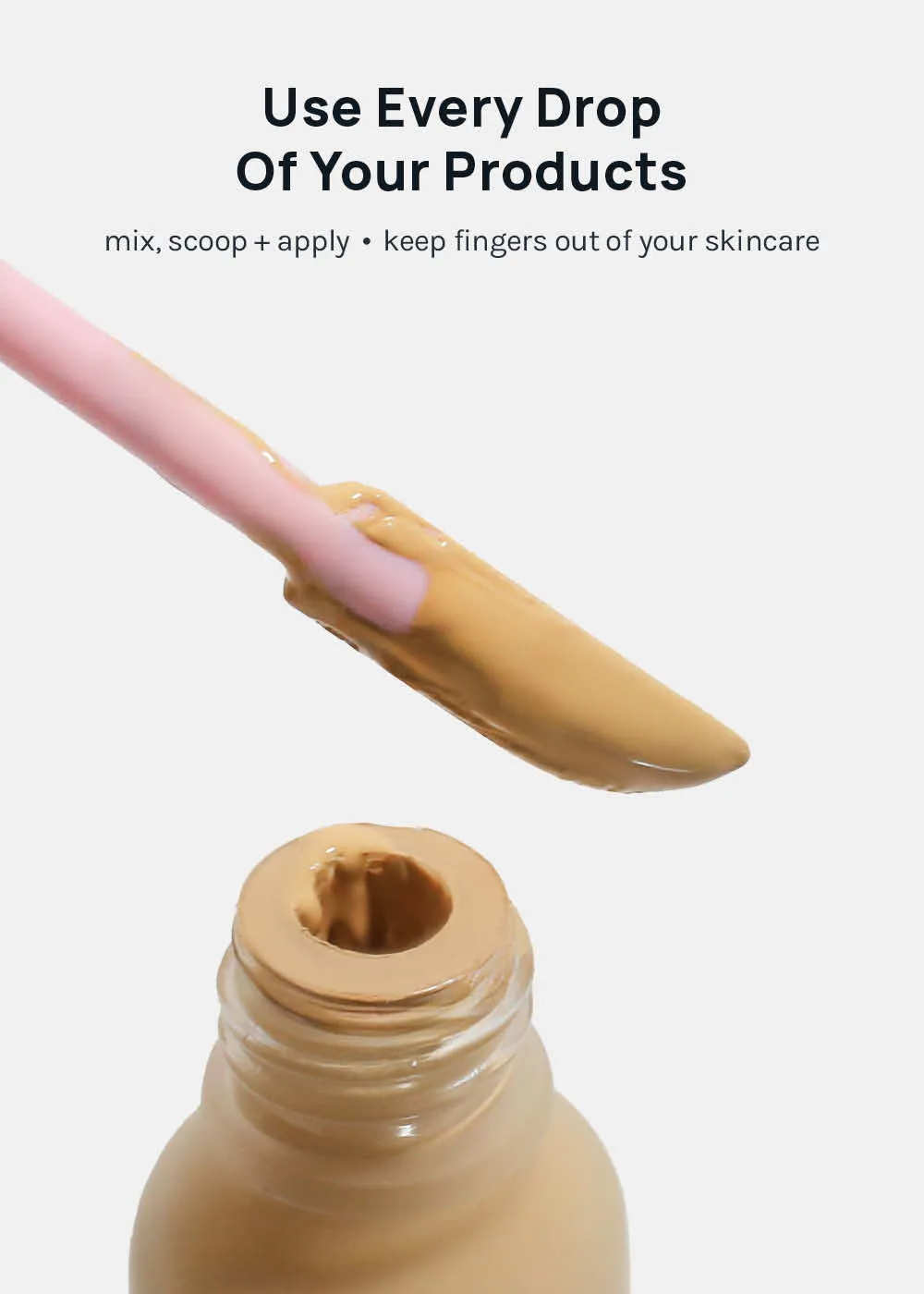 AOA Dual-ended Silicone Makeup Scoop