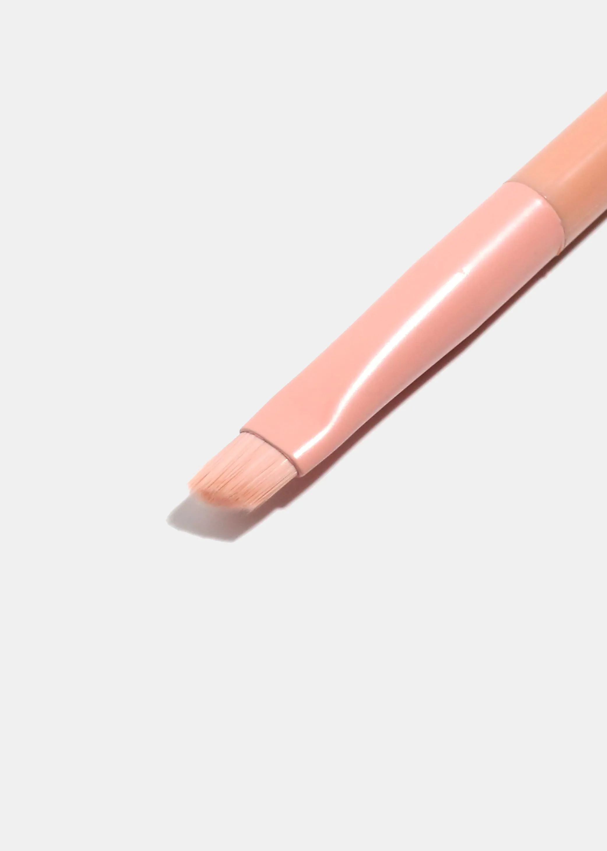 AOA Matte Rose Single Brush  E114 Angled Eyebrow Brush