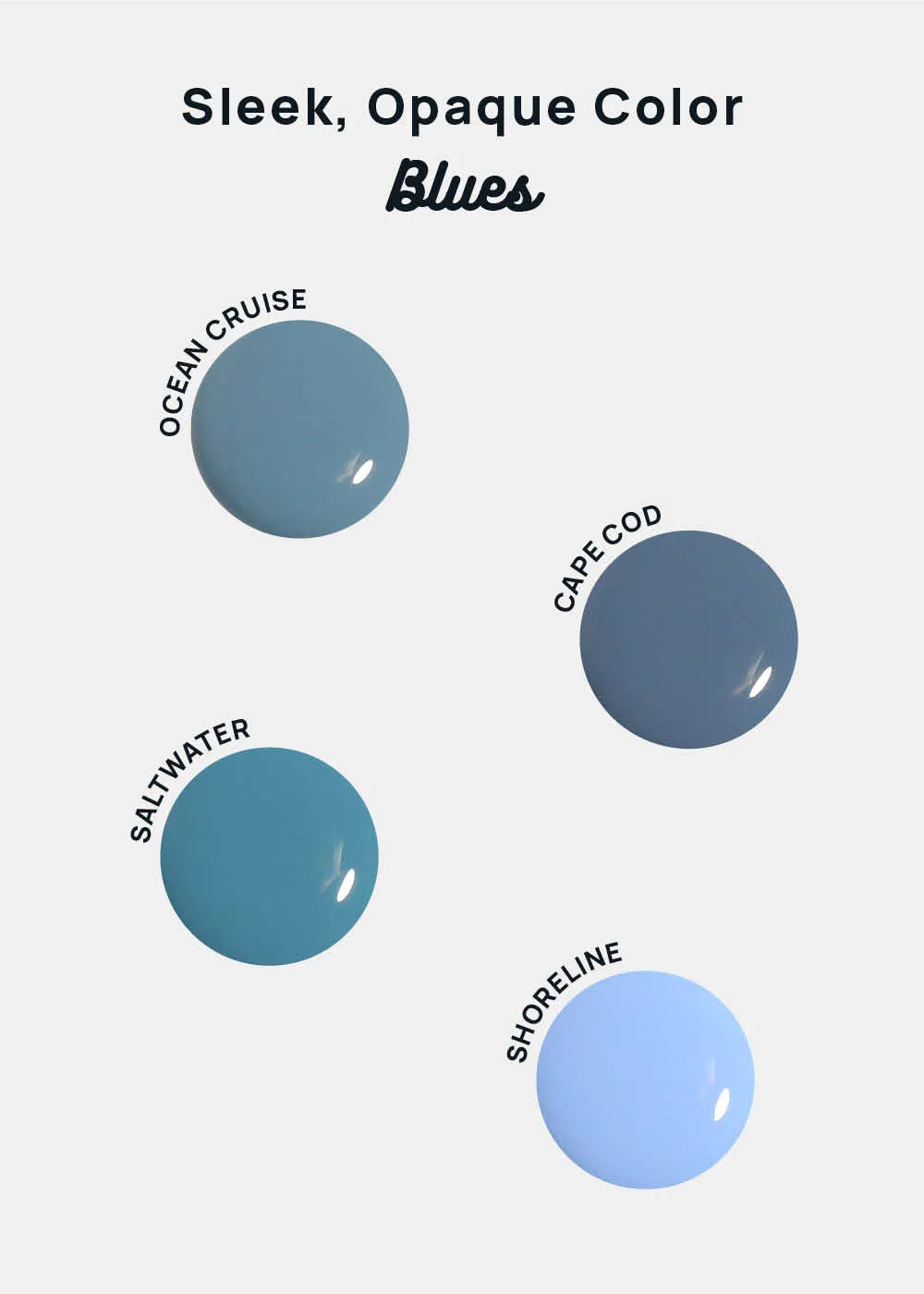 AOA Nail Lacquer  Blues
