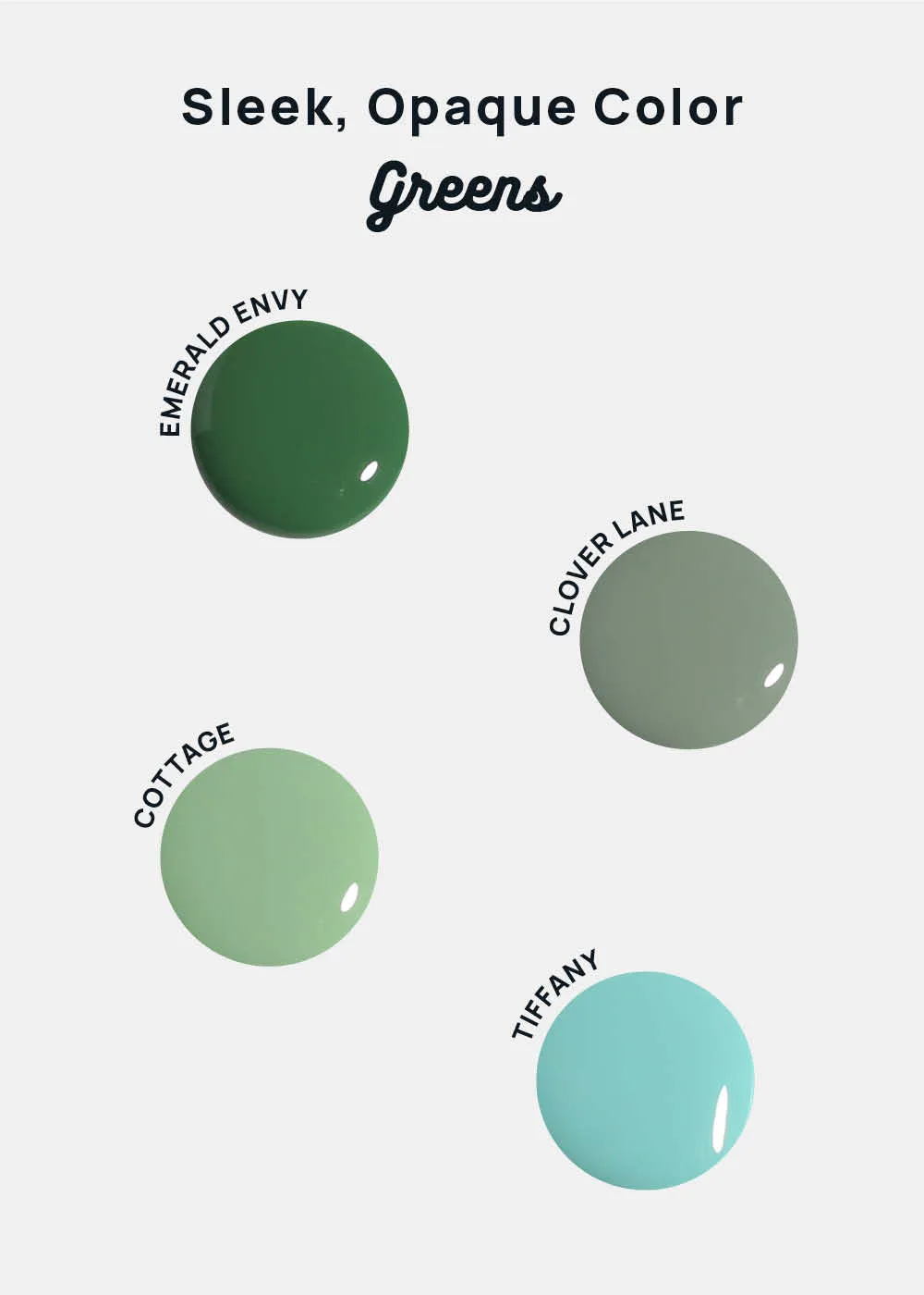 AOA Nail Lacquer  Greens