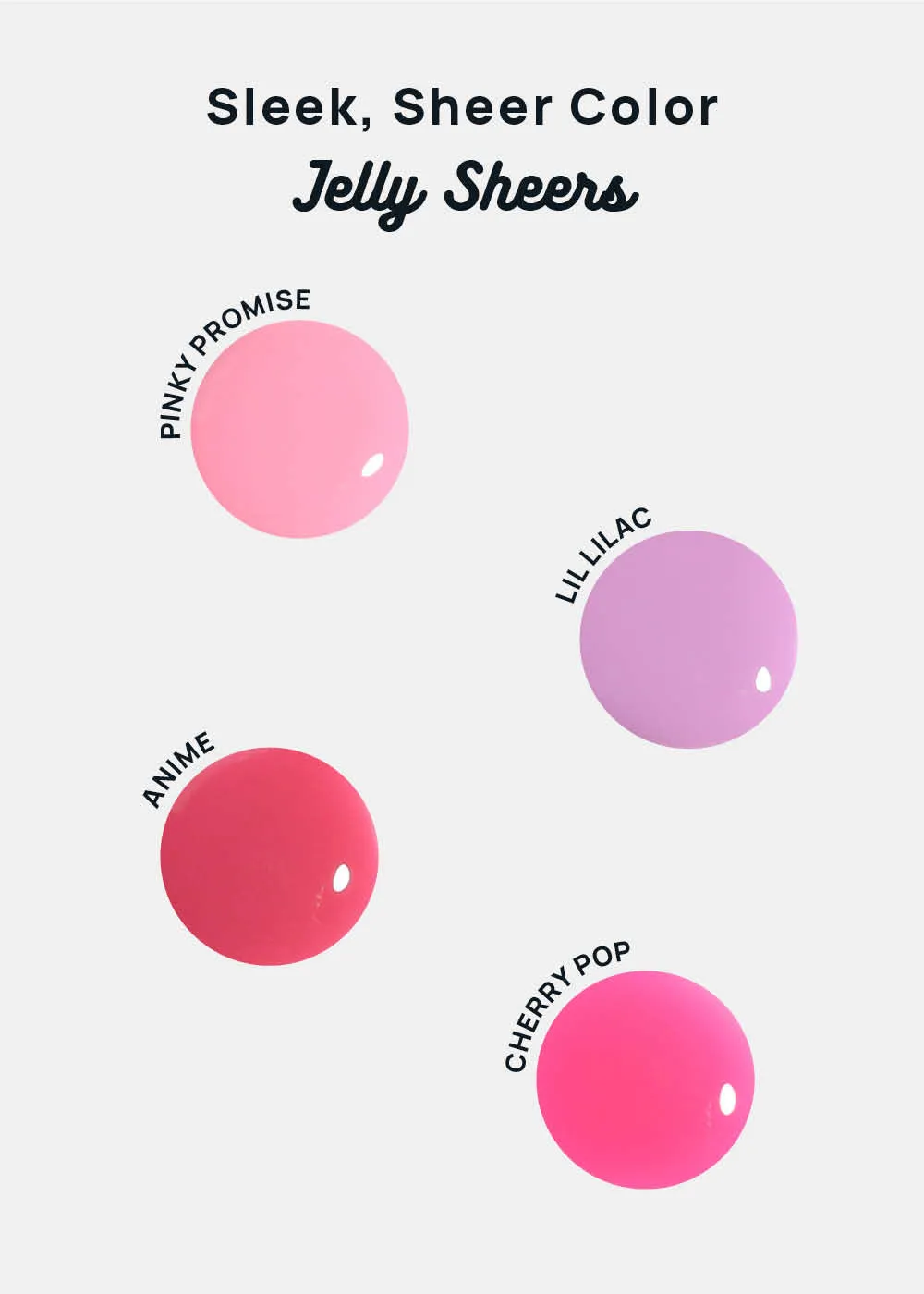 AOA Nail Lacquer  Jelly Sheer