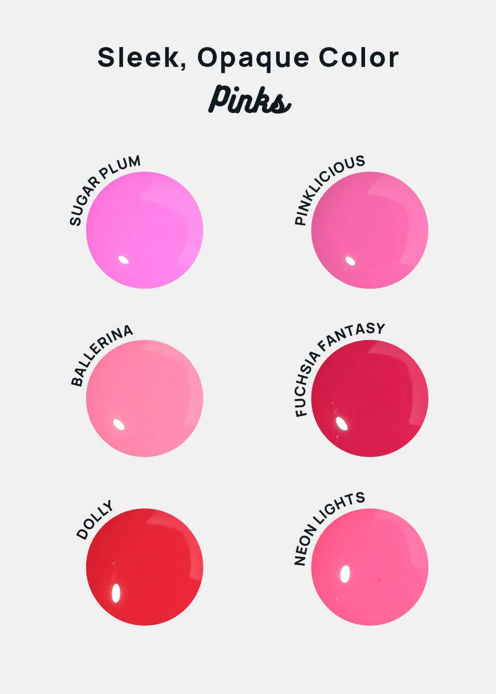 AOA Nail Lacquer  Pinks