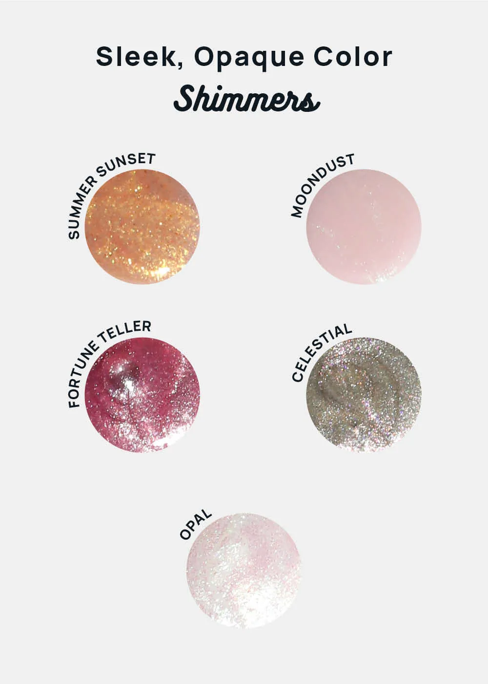 AOA Nail Lacquer  Shimmers