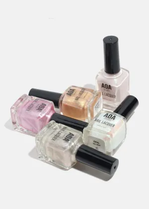 AOA Nail Lacquer  Shimmers