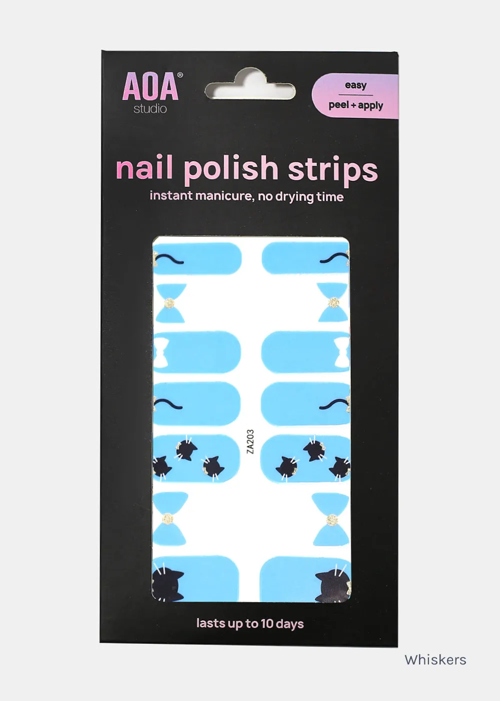 AOA Nail Polish Strips: Whiskers