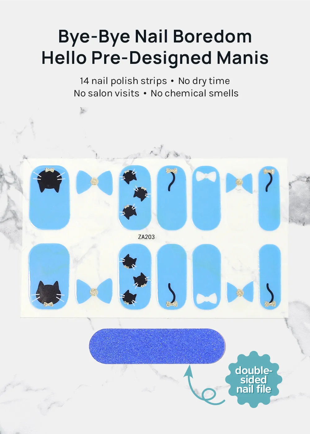 AOA Nail Polish Strips: Whiskers