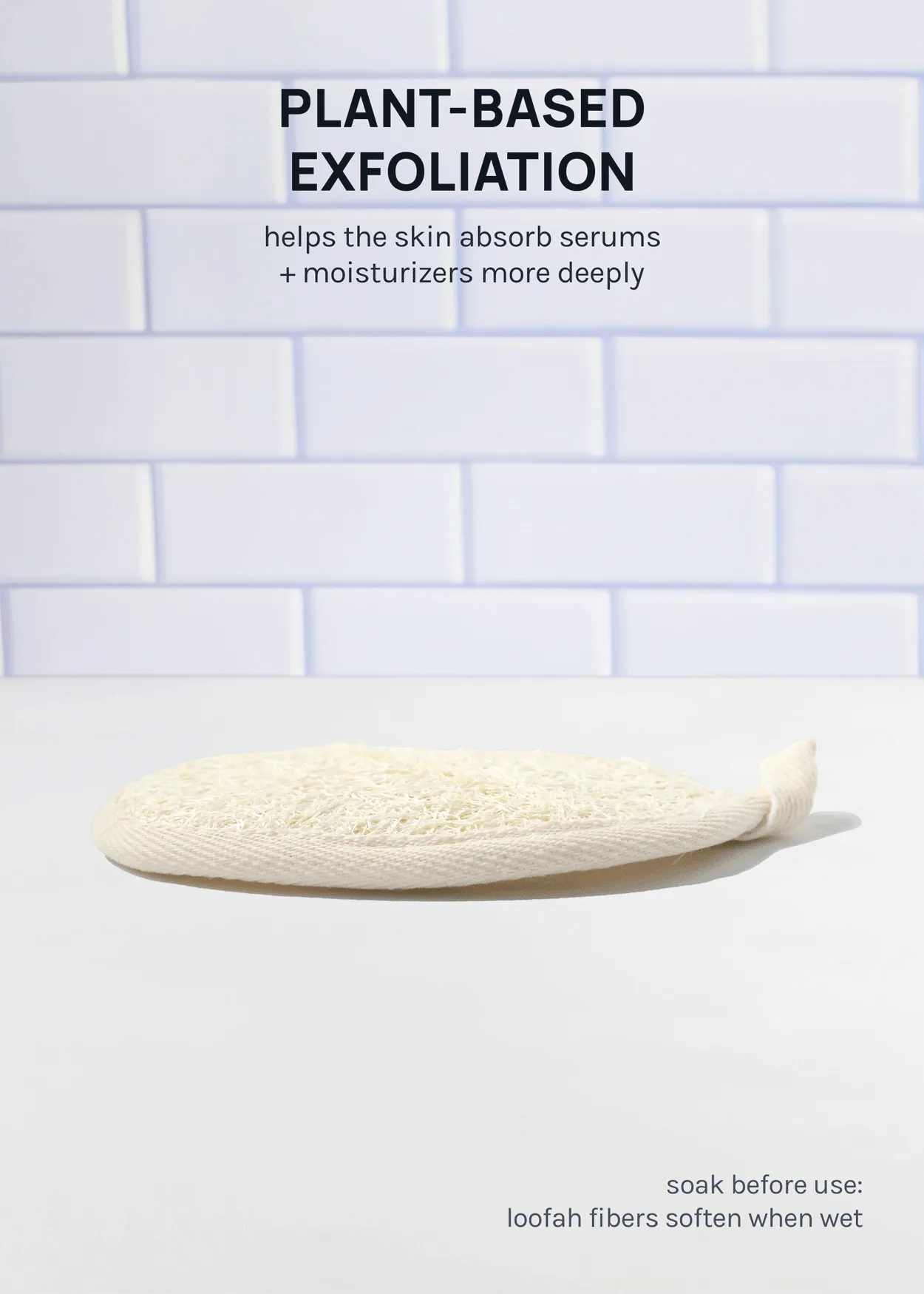 AOA Natural Loofah Cleansing Pad