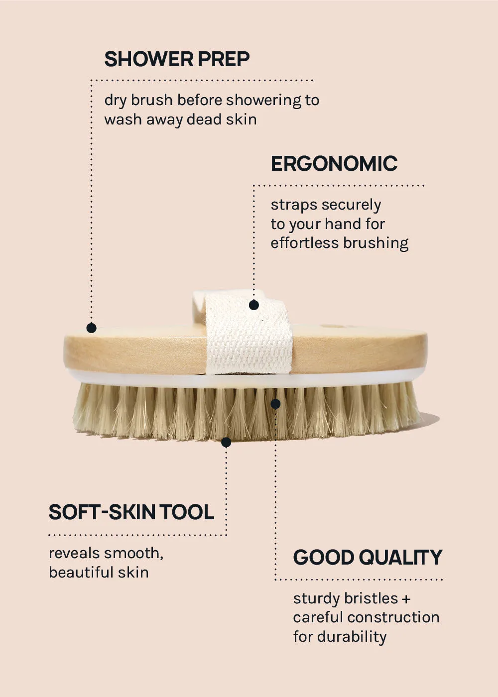 AOA Premium Body Dry Brush