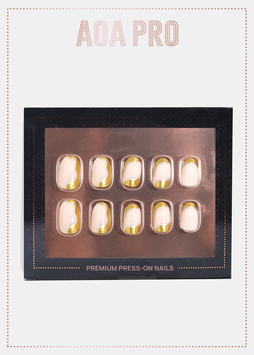 AOA Pro Press-On Nails: Golden Hour