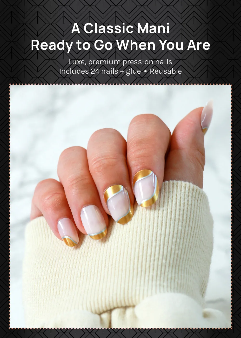 AOA Pro Press-On Nails: Golden Hour