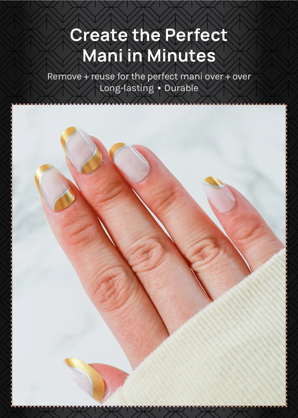 AOA Pro Press-On Nails: Golden Hour