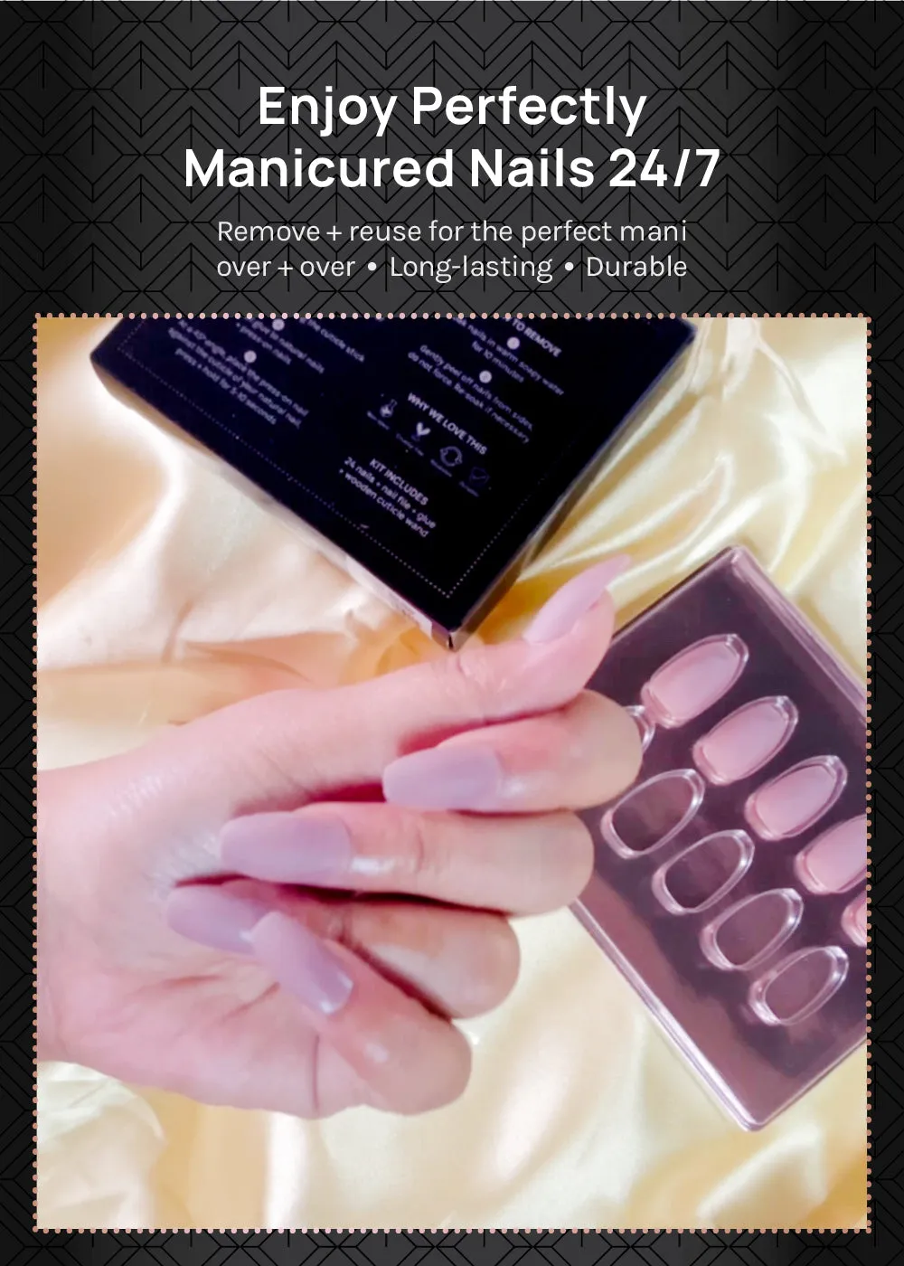 AOA Pro Press-On Nails: Sweater