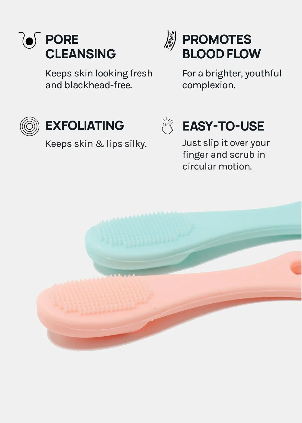AOA Silicone Blackhead Exfoliator