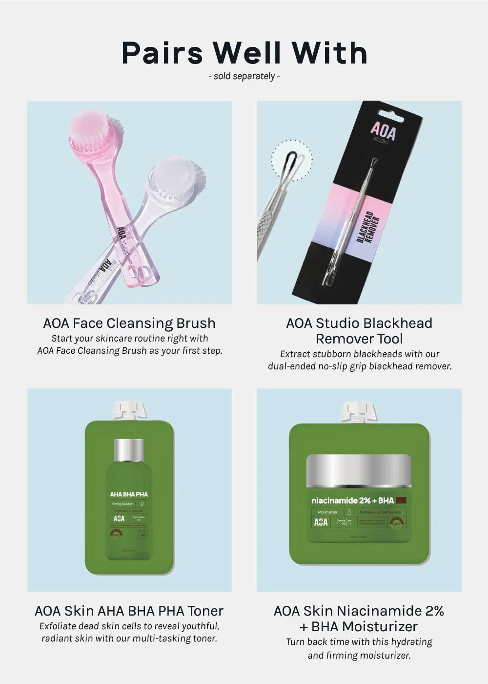 AOA Silicone Blackhead Exfoliator