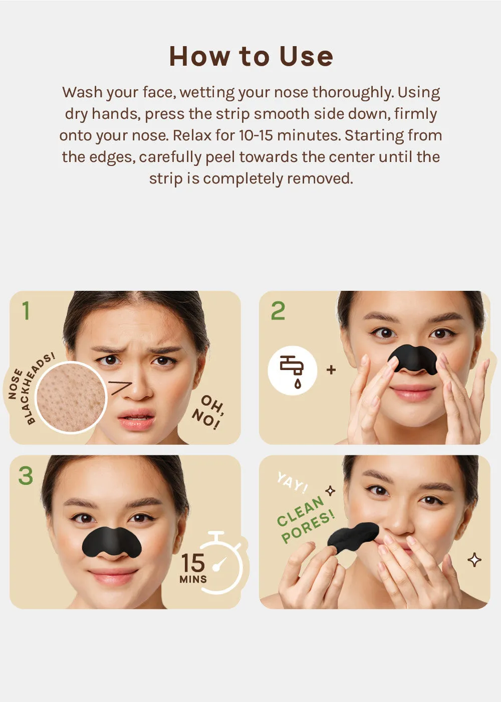 AOA Skin Charcoal Nose Strip