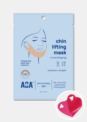 AOA Skin Chin Lifting Mask for V-Line Shaping - Green Tea   Vitamin C