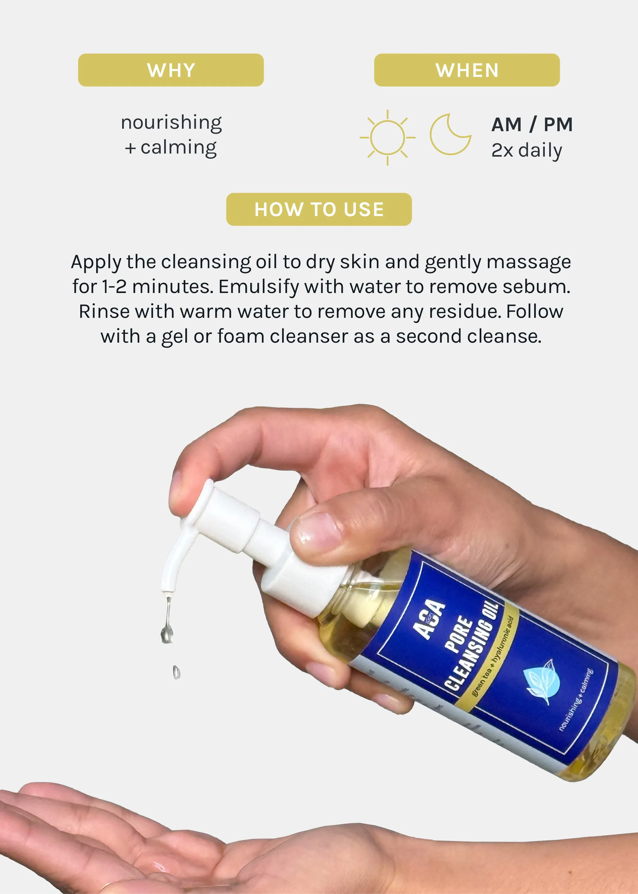 AOA Skin Hyaluronic Pore Cleansing Oil