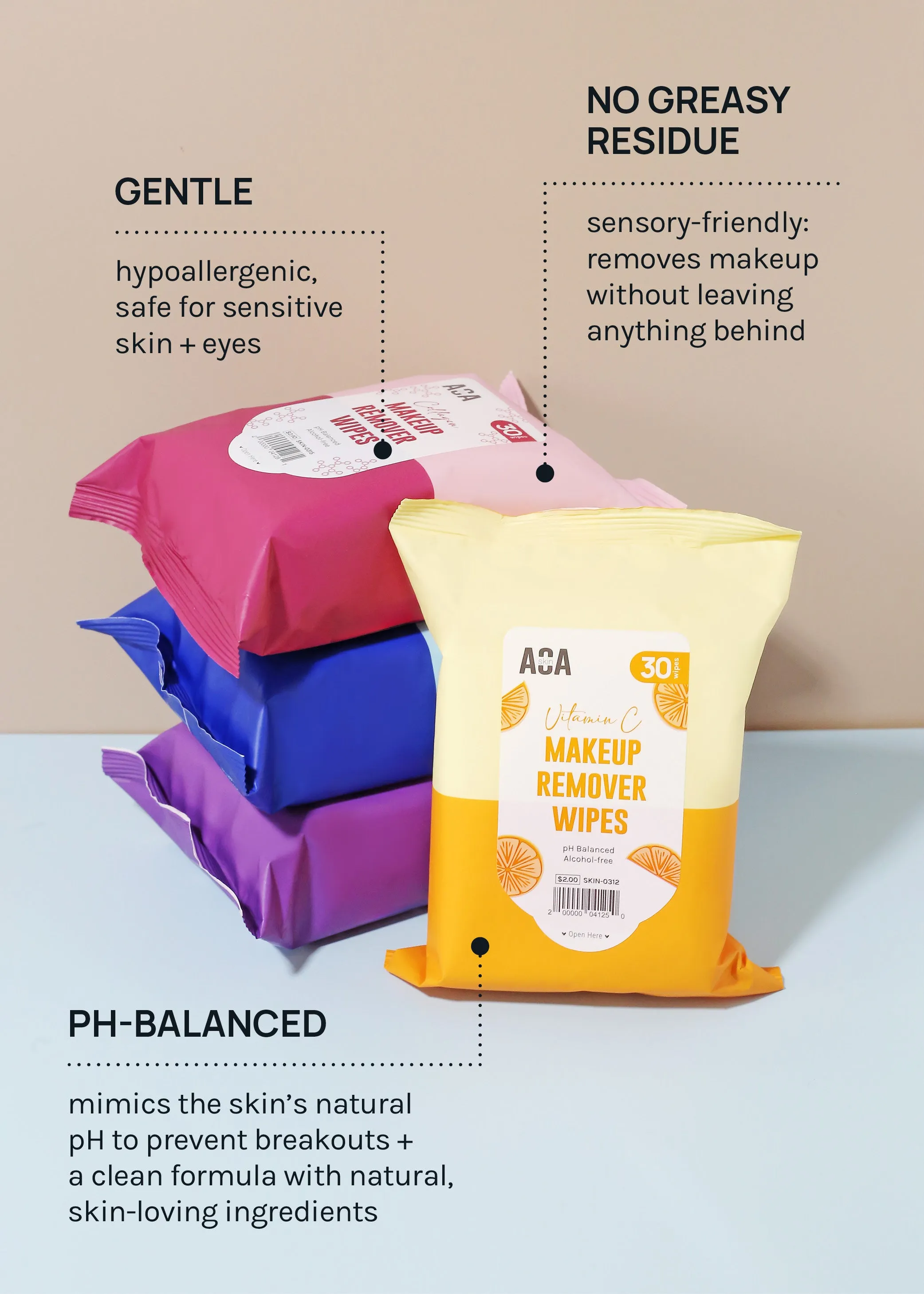 AOA Skin Makeup Remover Wipes