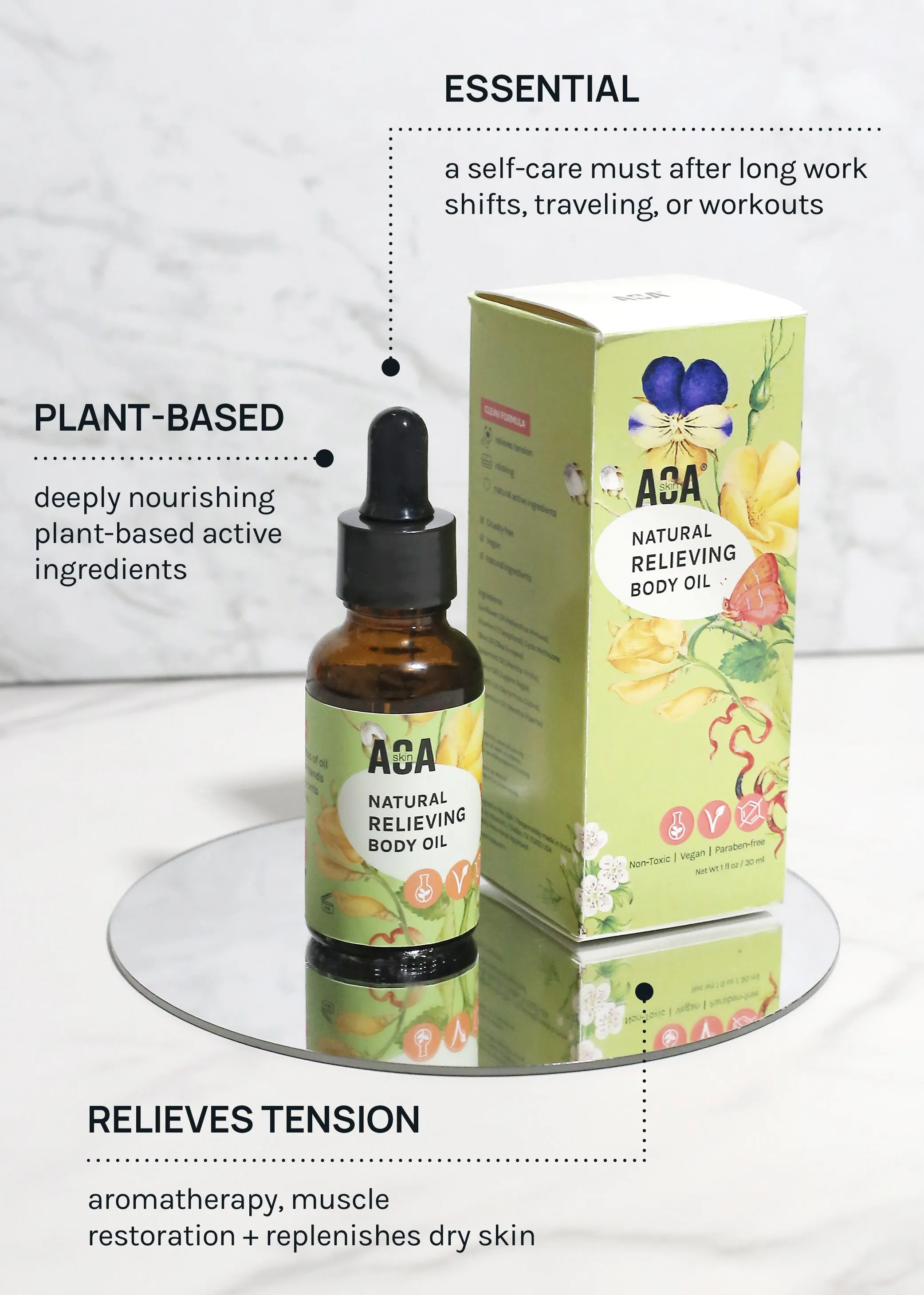 AOA Skin Natural Relieving Body Oil