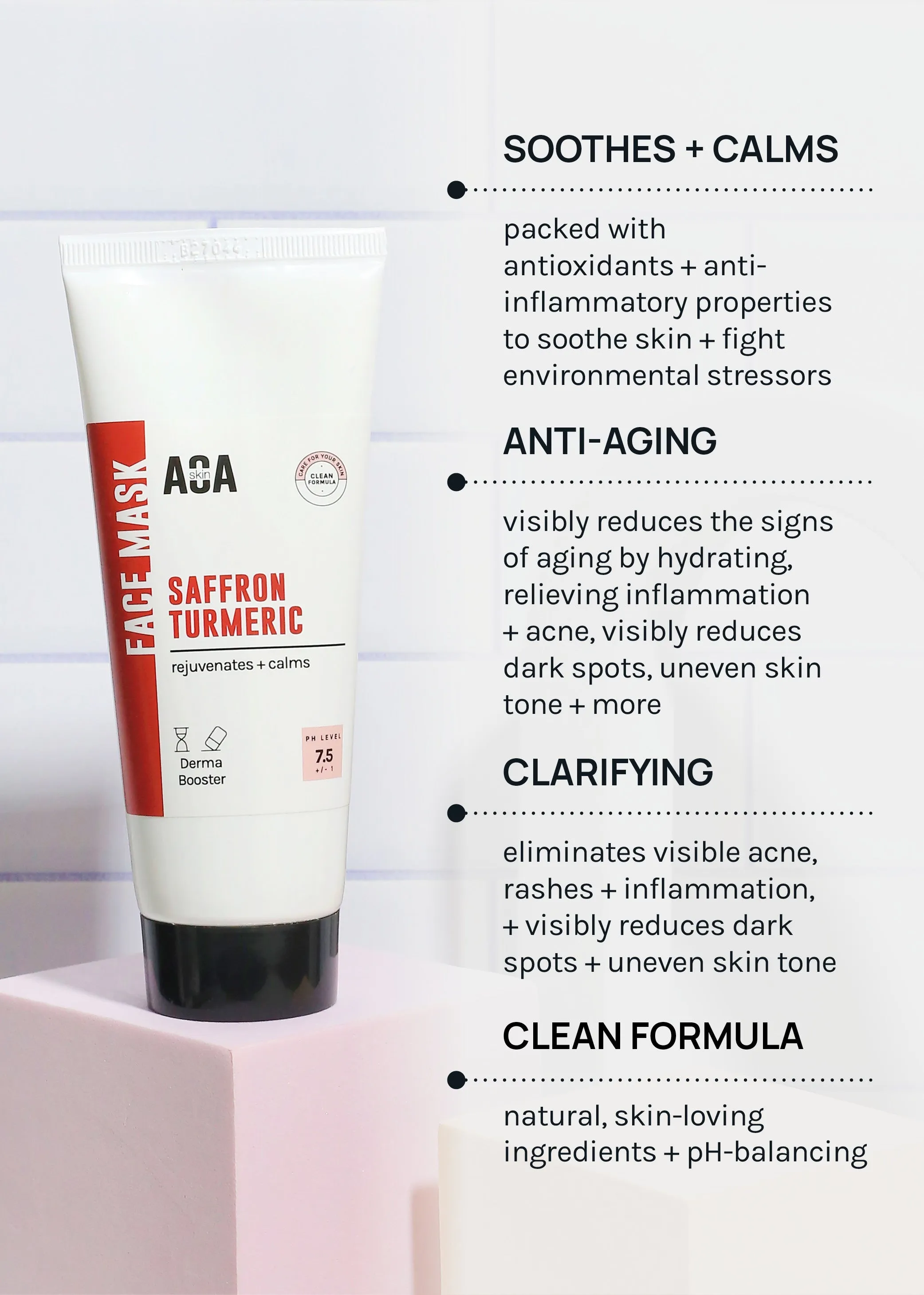AOA Skin Saffron   Turmeric Face Mask