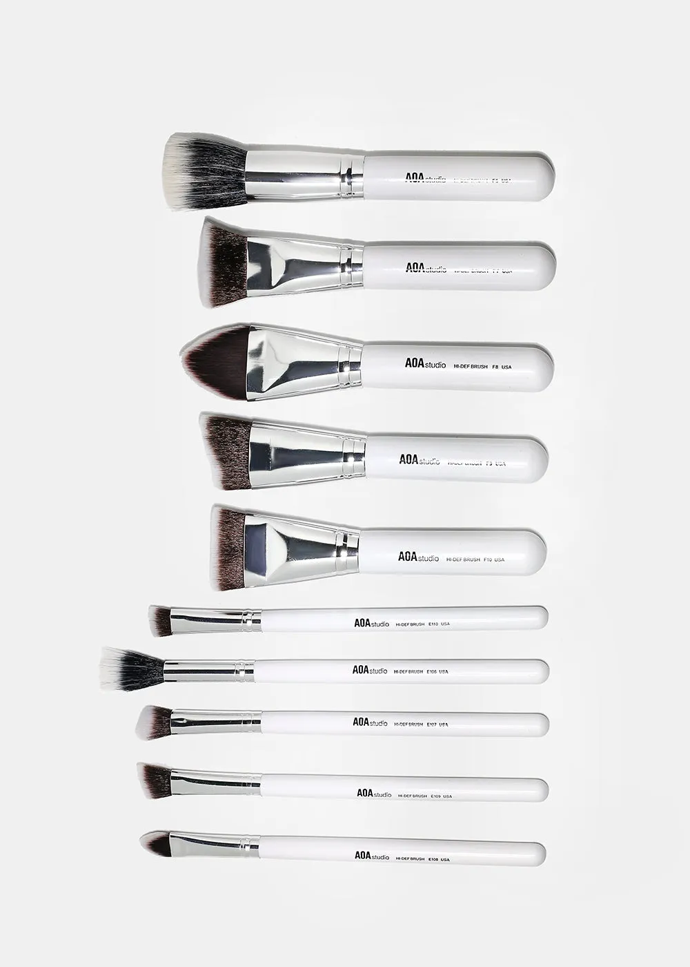 AOA Studio 10-Piece Sculpting Brush Set   Brush Roll