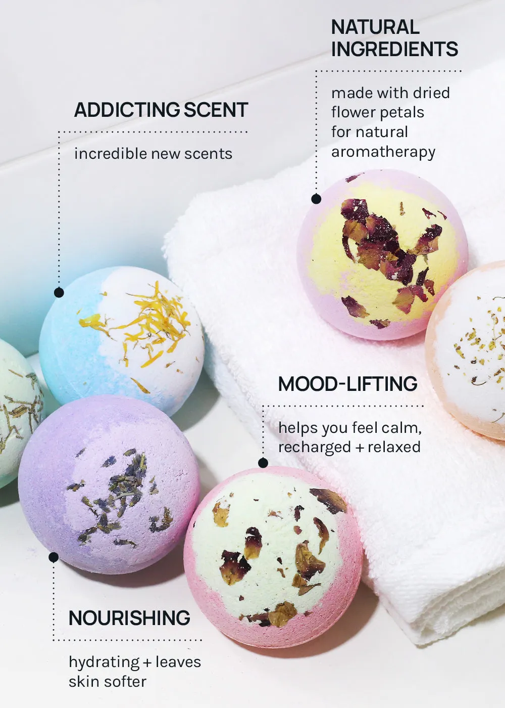 AOA Studio Bath Bomb- Daisy Dreams