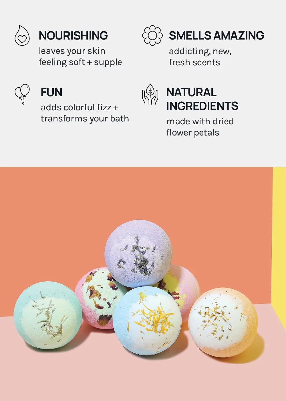 AOA Studio Bath Bomb- Daisy Dreams