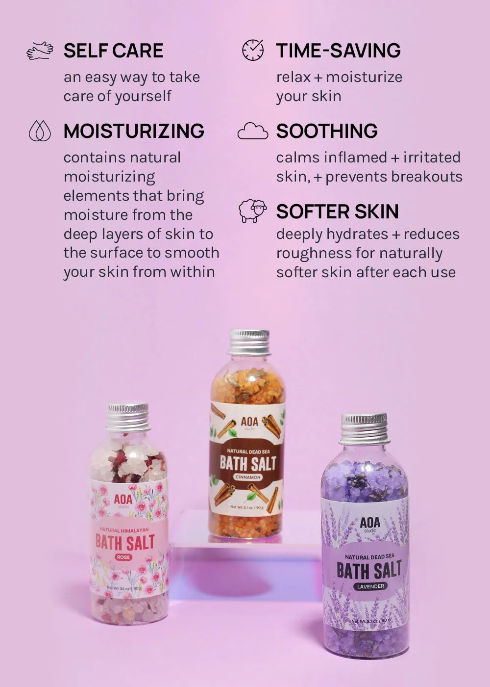 AOA Studio Bath Salt - Lavender