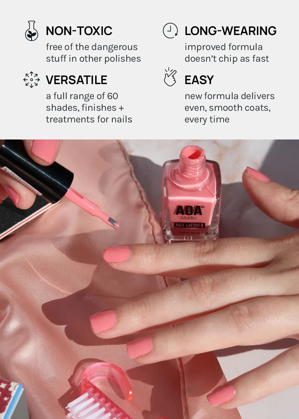 AOA Studio Nail Polish - Bold Pastels