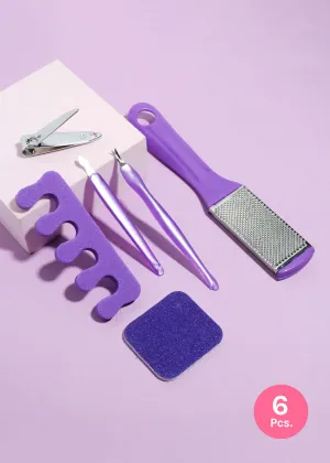 AOA Studio Pedicure Tool Set with Metal Foot File