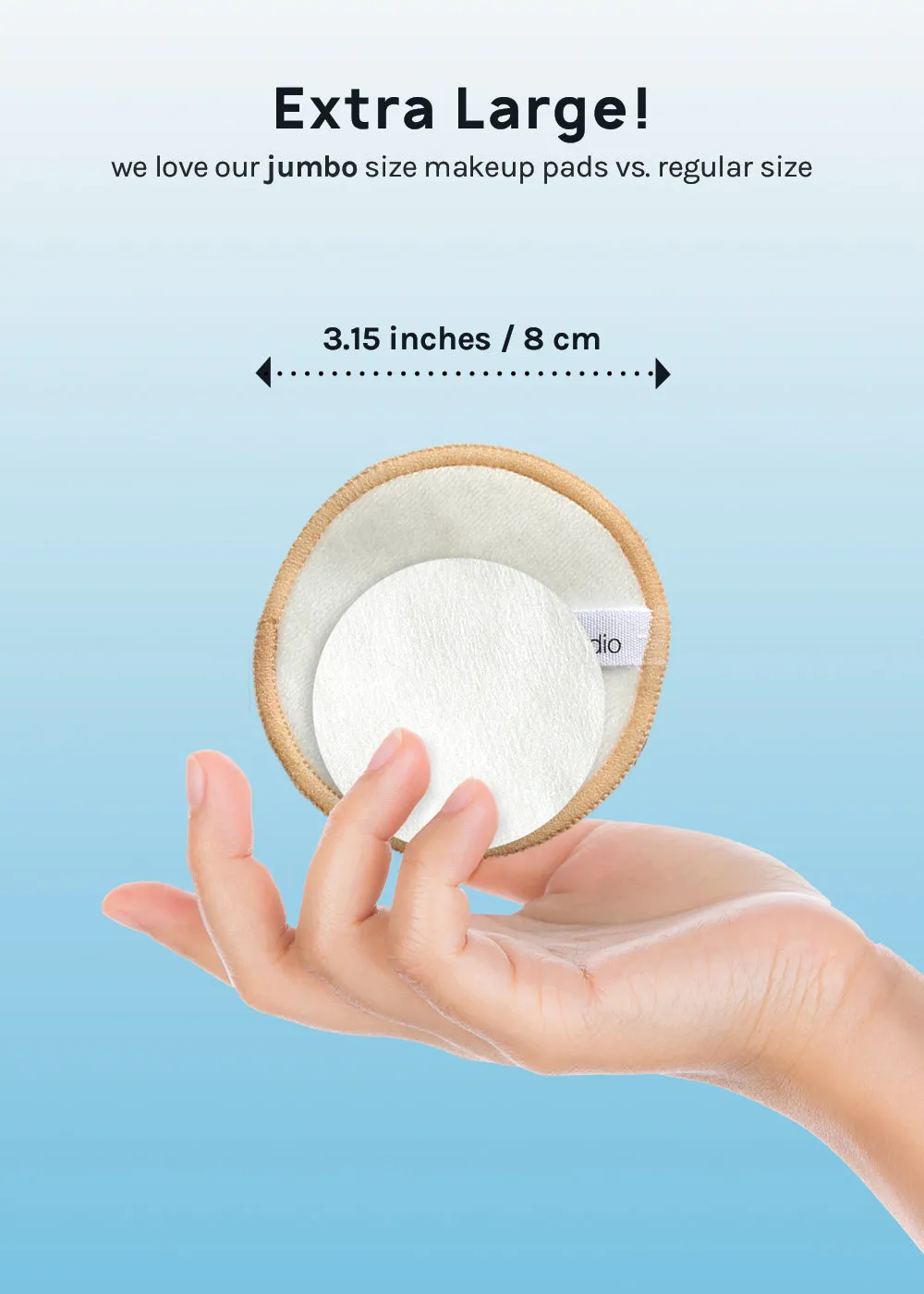 AOA Velvet Bamboo Reusable Makeup Pads