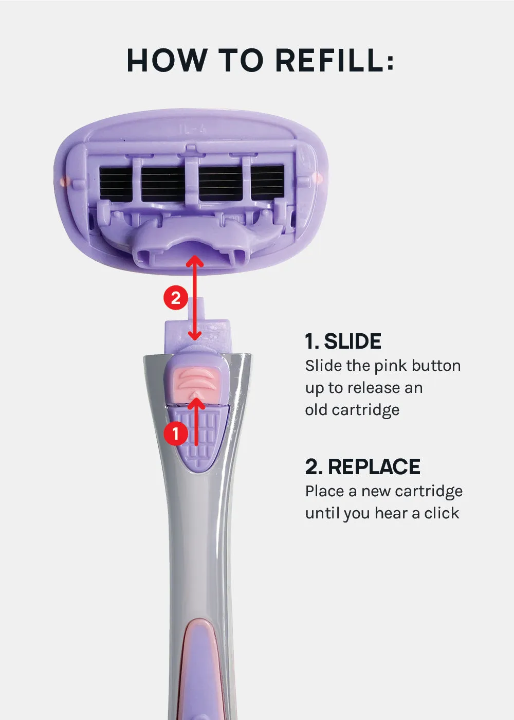 AOA Women's 5-Blade Refills